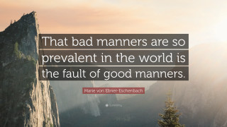 Fault good manners bad manners - the world free wallpaper