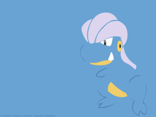 Cartoon pinkhair bluebackground yellowbird openmouth - abidin dino free wallpaper