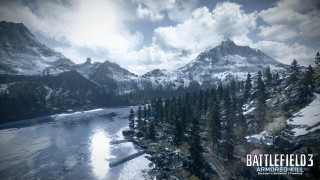 Mountain lake trees cloudy sky 8 - a lake and trees free wallpaper