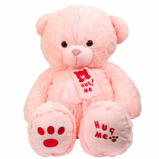 Pink teddy bear red paw 2 - cheng shifa free wallpaper for tablet