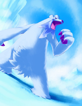 Cartoon character big white bird 2 - body free wallpaper for mobile