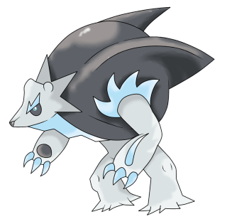 Cartoon character black white blue 2 - tail free wallpaper for tablet