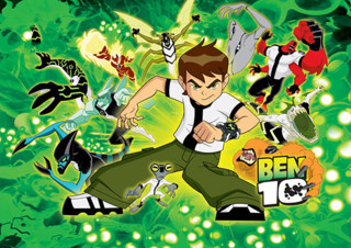 Cartoon character green black surrounded - ben thompson free wallpaper