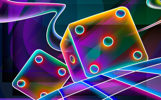 Colorful abstract dices swirly black - a colorful abstract background free wallpaper