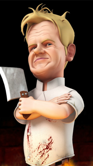 Cartoon character knife bloody face - barron storey free wallpaper for mobile