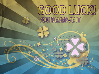 Good luck card four leaf - david ramsay hay free wallpaper