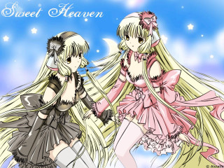 Anime girls pink dress walking - a pink dress free wallpaper for desktop