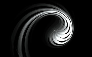 Black white swirl white center - a white center free wallpaper