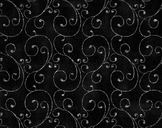 Black background white swirls dots - brassaï free wallpaper for desktop