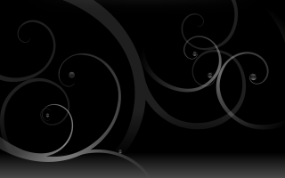 Swirly design black white border - a white border free wallpaper