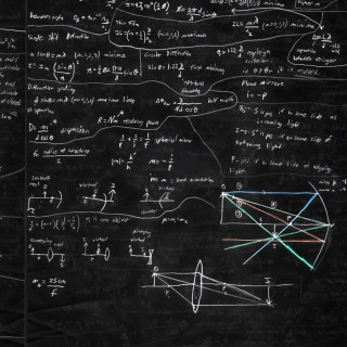 Blackboard writing plane lines drawing - a wireframe diagram free wallpaper