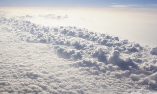 Plane wing clouds blue sky 2 - andreas gursky free wallpaper