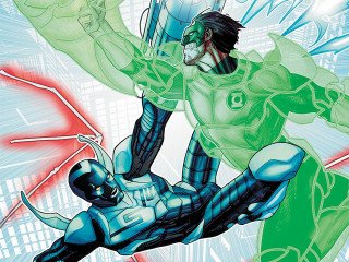 Man green suit flying green - a green suit free wallpaper