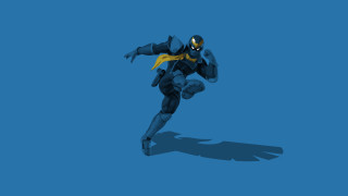 Man suit running helmet yellow - mask free wallpaper
