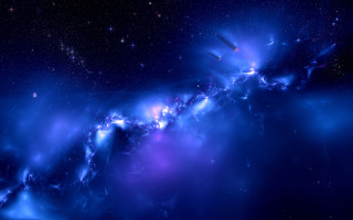 Colorful galaxy space art astronaut - galaxy free wallpaper for desktop