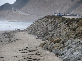 Beach rocks military vehicle mountain - free beach wallpaper