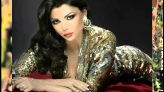 Woman longhair golddress redcouch blackbackground - a red couch free wallpaper for desktop