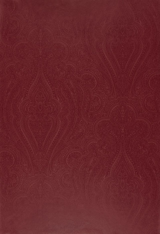 Red leather pillow paisley pattern - a black border free wallpaper for mobile