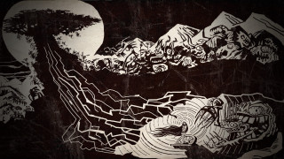 Black white mountain bike person - eishōsai chōki free wallpaper