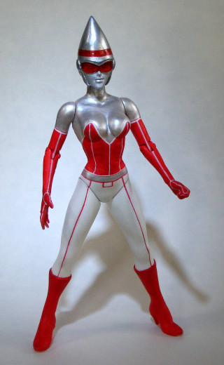 Silver red suit helmet boots - a silver free wallpaper for mobile