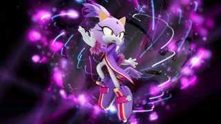 Cartoon character purple outfit cat - cicely free wallpaper