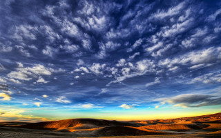 Beautiful sky clouds desert landscape - a beautiful sky free wallpaper