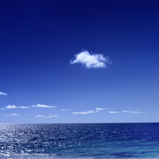 Cloud sky ocean sunny blue - free sky wallpaper for tablet