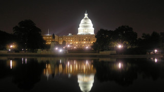 Large building dome lit night - arlington nelson lindenmuth free wallpaper
