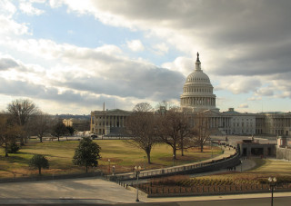 Capitol building washington dc cloudy - a cloudy sky free wallpaper