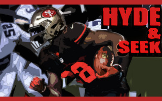 Hyde seek football player running - hyper detail free wallpaper