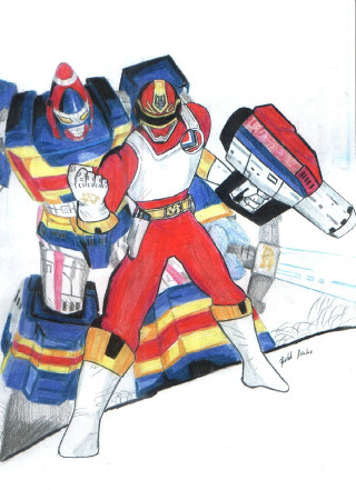 Man red yellow suit blue - adam rex free wallpaper for mobile