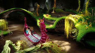 Group fake dragon park grass - claymation free wallpaper