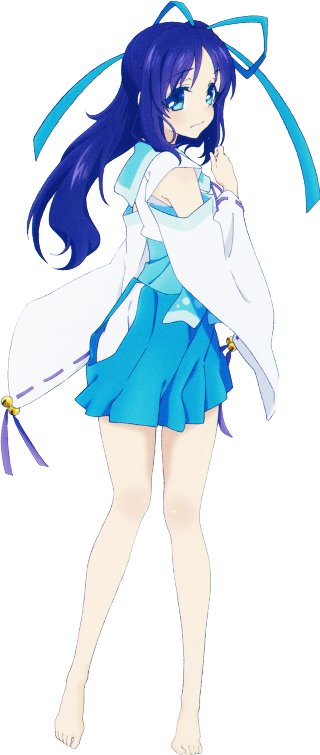 Girl long hair blue eyes 21 - kyoto animation free wallpaper for mobile