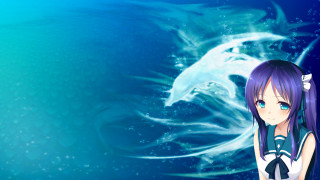 Purple hair blue eyes sailor - league of legends free wallpaper