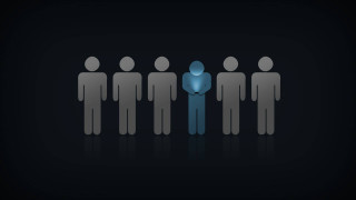 People line blue man group - a line free wallpaper