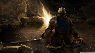 Man armor cave fire sword - a man in armor free wallpaper for desktop