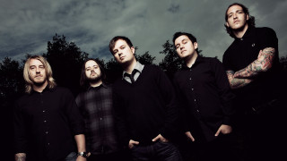 Men group cloudy sky trees - dave kendall free wallpaper