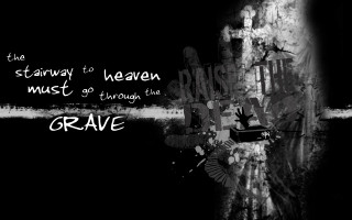 Stairway to heaven grave quote - daylight free wallpaper