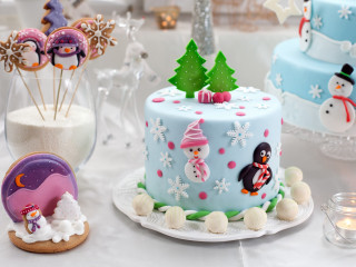 Table cake decorations candle cookie - pastel free wallpaper