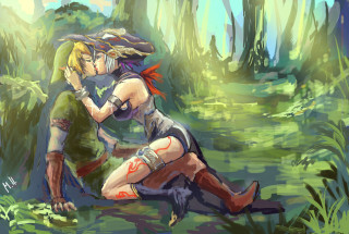 Couple people woods together nature - the wood together free wallpaper