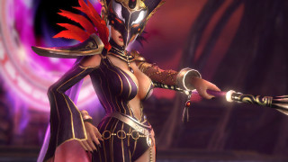 Woman costume sword helmet action - her hand and a helmet free wallpaper