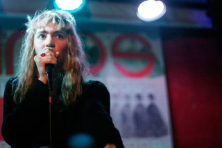 Woman microphone stage poster performance - stage free wallpaper