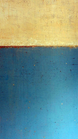 Blue yellow wall red white - lyrical abstraction free wallpaper for mobile