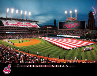 Baseball stadium american flag night - a baseball stadium free wallpaper for desktop