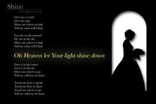 Silhouette woman dress bouquet flowers - a poem free wallpaper