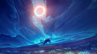 Horse field bright light ring - anato finnstark free wallpaper for desktop