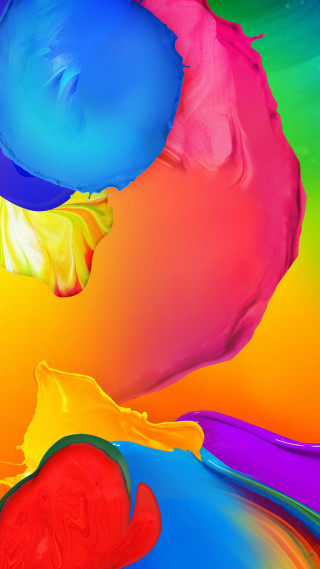 Colorful cell phone close up - screen free wallpaper for mobile