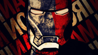 Stylized man helmet flag iron - image of a man free wallpaper
