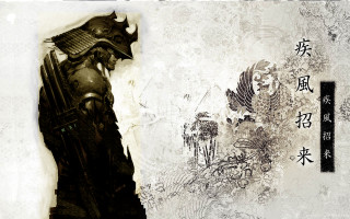 Man helmet sword dragon shoulder - a drawing of a man free wallpaper for desktop