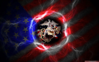 Flag eagle firedept emblem shockart - plasma free wallpaper